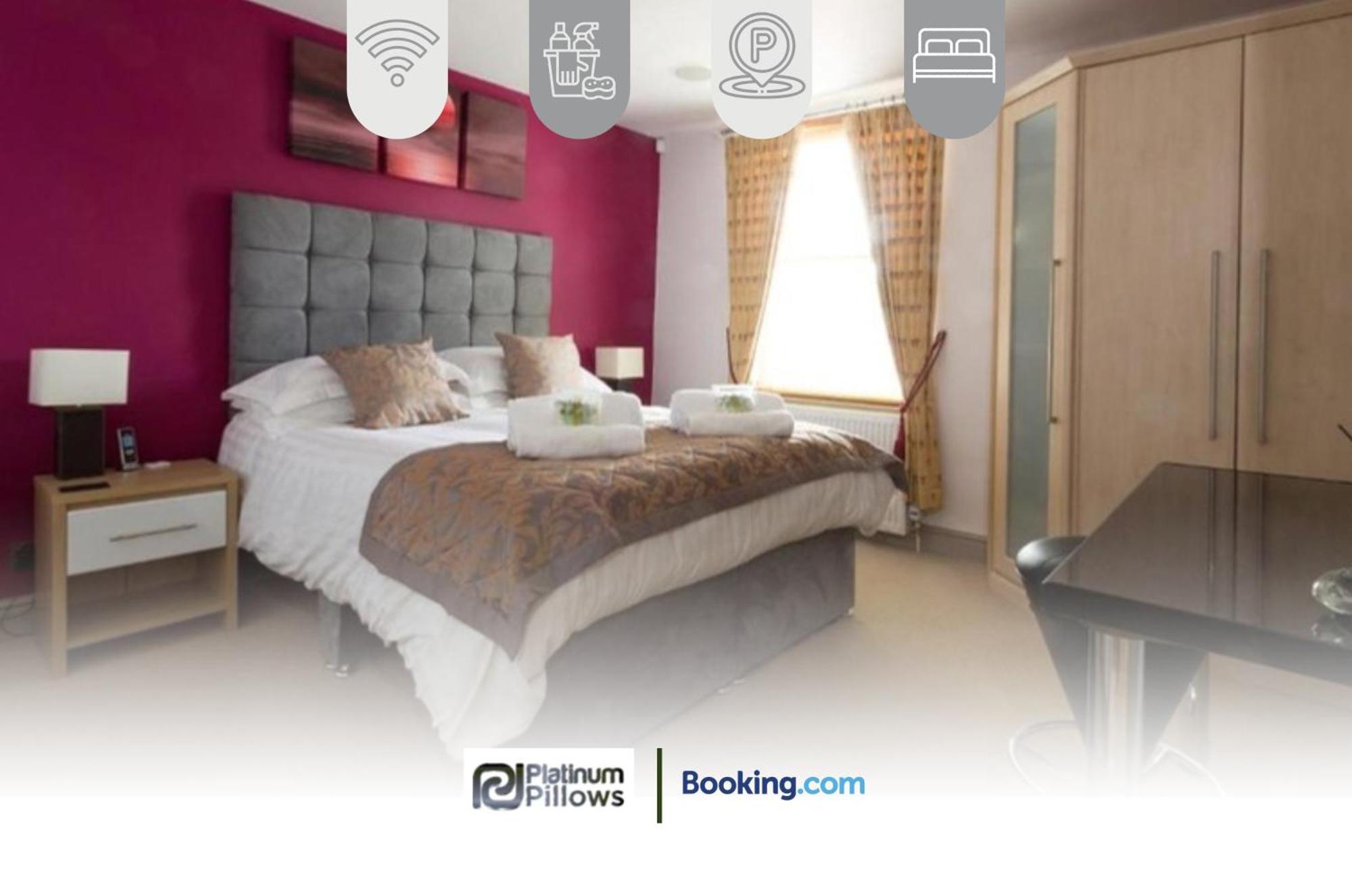 Modern Oxford 4 Bedroom Apartment, Contractor Accommodation, Walkable Into City Centre, Weekly & Monthly Deals Luaran gambar